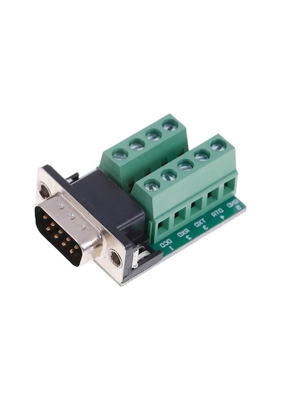 Alkatronik-Db9 To Dip Adaptör Erkek 9 Pin Rs232 Com Port Klemens Çevirici