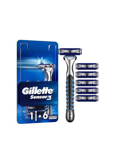 Gillette Sensor3 Tıraş Makinesi Plus 6 Bıçak