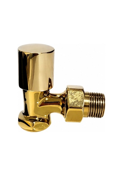 Radyatör Havlupan Vanası Köşe Tip 1/2'' Gold Altın
