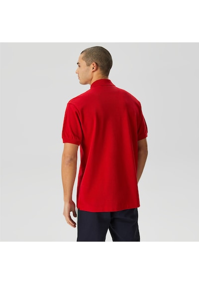 Lacoste Erkek Klasik Pike Kumaş Polo T-shirt Kırmızı