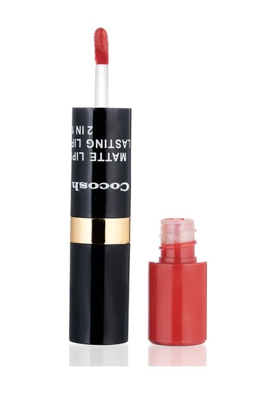 Cocosh She Ruj - Matte Smile Lipstick & Lipgloss 2 In 1 01 Red 8681569722231 - 01red Diğer