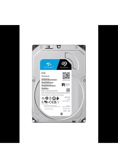 Seagate Skyhawk, St6000vx009, 3.5", 6tb, 256mb, 5400rpm, Güvenlik, Hdd