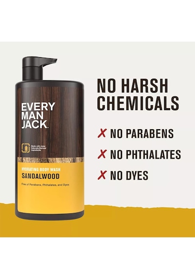 Every Man Jack Sandalwood Nemlendirici Duş Jeli 710ml Diğer