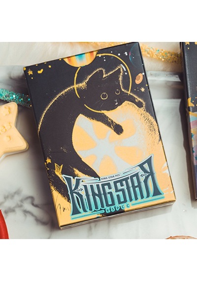 King Star Space Cat V2 Premium Oyun Kağıdı Koleksiyonluk İskambil Kartları