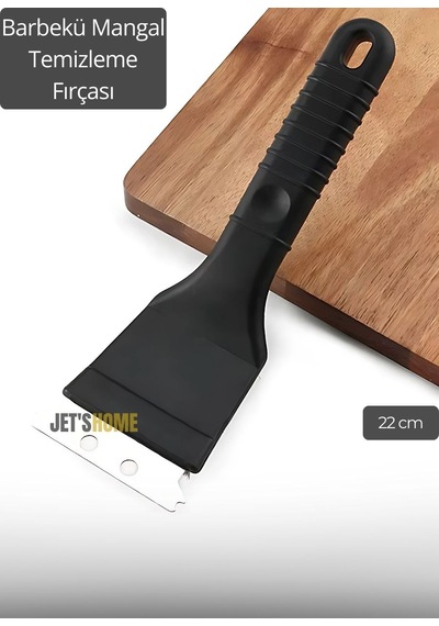 Barbekü Mangal Temizleme Fırçası Çift Taraflı Sert Fırça 22 Cm