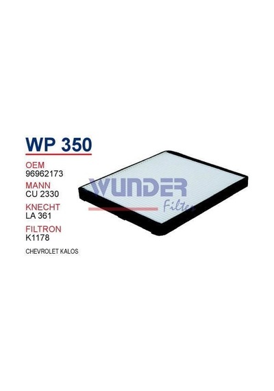 WUNDER WP350 Polen Filtresi Chevrolet Kalos