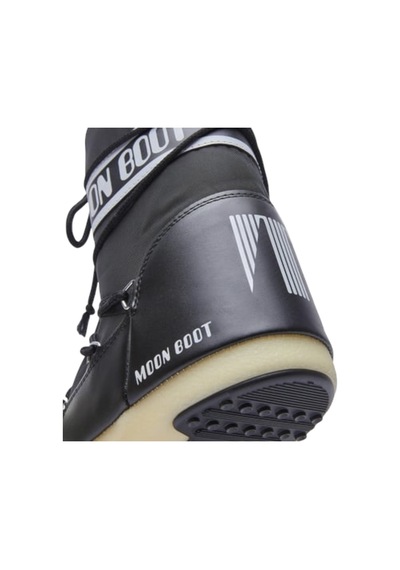 Moon Boot Moon Boot 80d1400440-n001 Moon Boot Nylon Unisex Çocuk Siyah Kar Botu Blk Siyah
