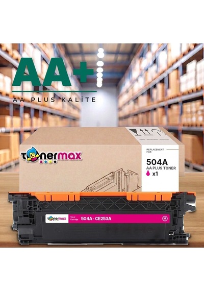 Hp 504a Ce253a Kırmızı Uyumlu Toner Aa Plus / Color Laserjet Cp3525 / Cm3530