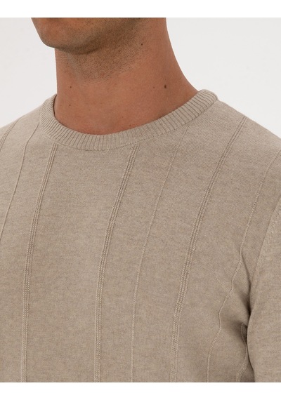 Pierre Cardin Erkek Kum Melanj Kazak /triko 50315584-vr123 Kum Melanj