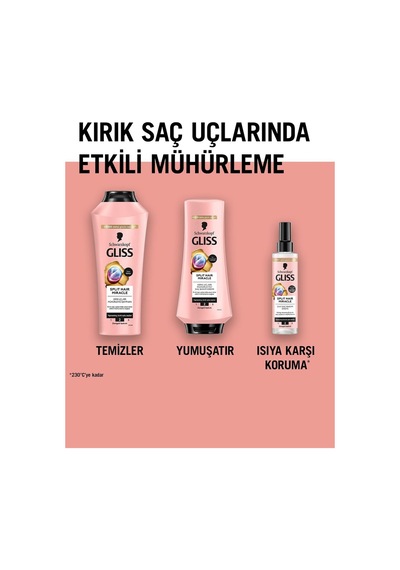 Split Hair Miracle Şampuan 400 Ml X 6 Adet Tüm Saç Tipleri