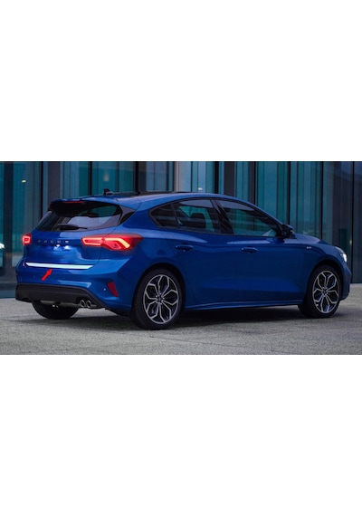 Ford Focus 4 Hb 2018 Üzeri Krom Bagaj Alt Çıta Kalp Paslanmaz Çe