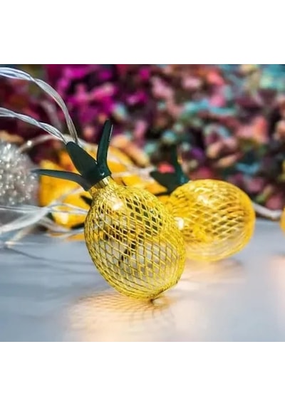 Znv Zenvia Mey İthalat 2 Metre 10 Led Pilli 2 Kademeli Ananas Led Işık Znv2025 Cmn
