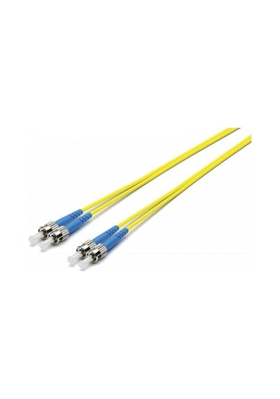 Fibre Fiber Optik  Patch Cord Kablo Dublex SM ST-ST 10MT