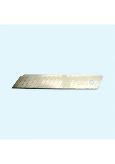 Zorro 1404 Geniş Maket Bıçağı Yedeği 18mm 14 Kırımlı 100 Adet