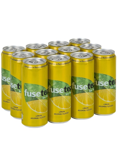 Fuse Tea Limon Aromalı Soğuk Çay 330 Ml X 12 Adet