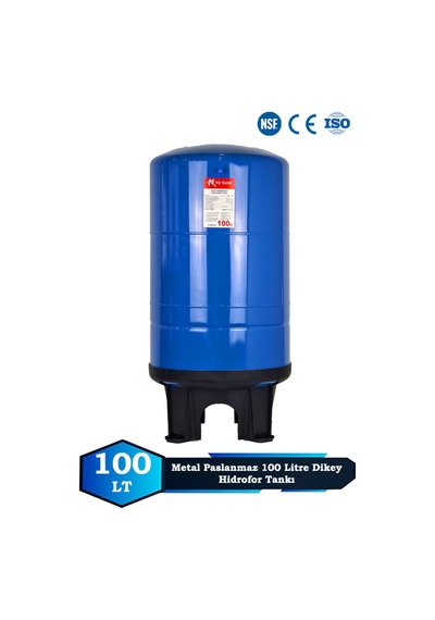 Sumarkt Trtank Profesyonel 100 Litre Dikey Ayaklı Nsf Membranlı Hidrofor Genleşme Tankı
