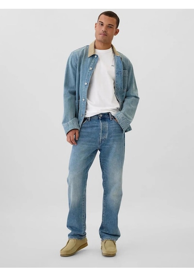 Gap 502022001 V-frch Everyday Soft Micro Logo Crew Erkek Tişört Beyaz