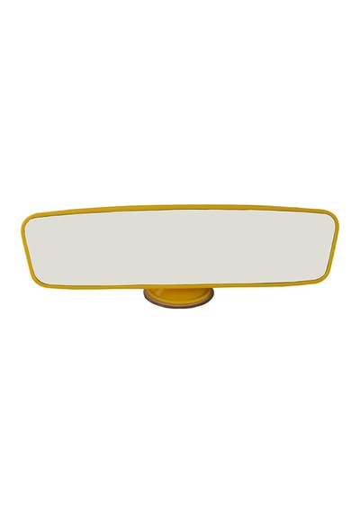 Space Vantuzlu İç İlave Ayna 24x6 Cm Sarı / Ayıc98