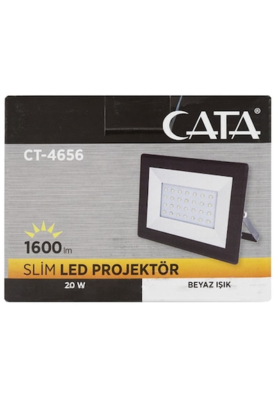 Led Projektör 20w Beyaz Ct-4656