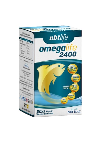Omegalife 2400 Takviye Edici Gıda 30X2 Kapsül