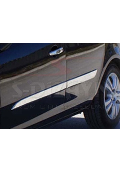 S-Dizayn  Opel Corsa D Krom Yan Kapı Çıtası 4 Prç 2007-2014