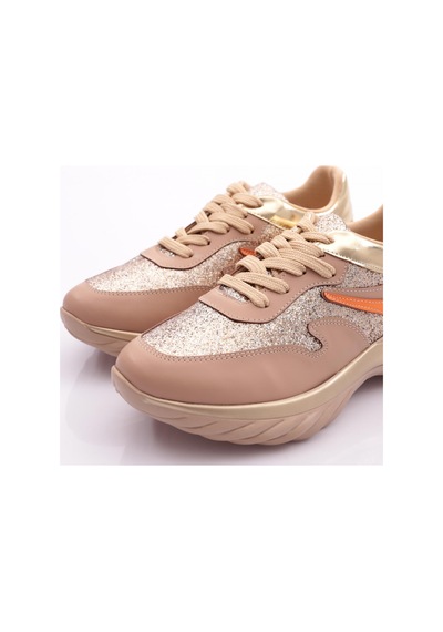 Dgn 740 Kadin Bağcikli Sneaker Ayakkabi 740-2239-R0152 Bej