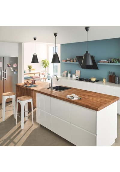 Grohe Eviye Bataryası Spiralli 2 Fonksiyonlu Zedra Krom- 32294002