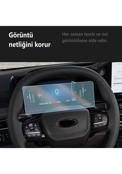 Ford Transit Van Custom 8 İnç İle Uyumlu Ekran Koruyucu Gösterge Belirtilmemiş