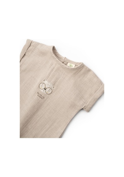 Babycosy Organic Wear Bebek Kısa Kollu Tişört Ve Pantolon Takımı, %100 Pamuk, Bebek Ve Yenidoğan Serisi - Csym7103 Vizon Babycosy Organic Wear Bebek Kısa Kollu Tişört Ve Pantolon Takımı, %100 Pamuk, Bebek Ve Yenidoğan Serisi - Csym7103 Vizon