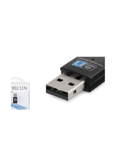 Wıfı Adaptör 300mbps Siyah Hdx2255 Evimdeyokyok
