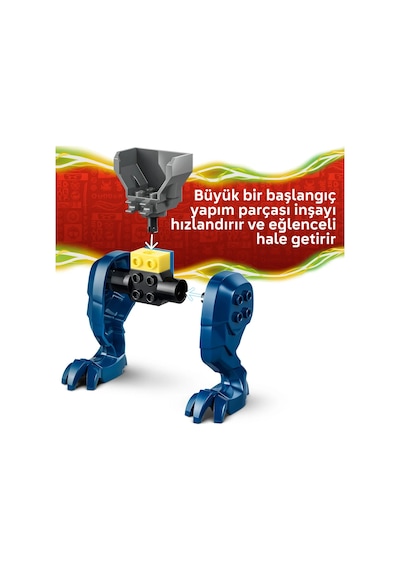 LEGO® NINJAGO® Jay’in Ejderha Robotu Savaşı 71853 - 4 Yaş ve Üzeri Çocuklar için 2 Minifigür İçeren Oyuncak Yapım Seti (107 Parça)