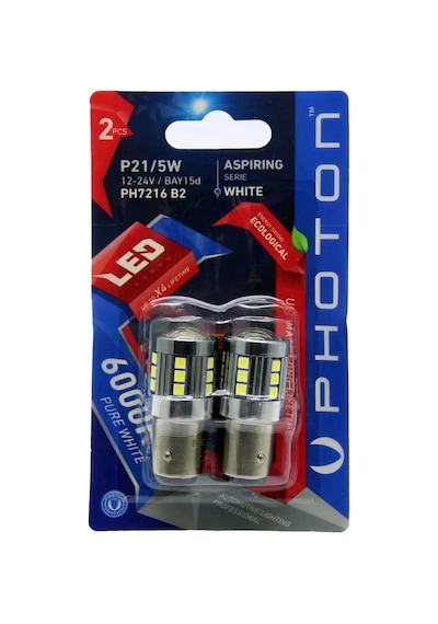 P21/5w Led Oto Ampul, Beyaz, 2 Adet