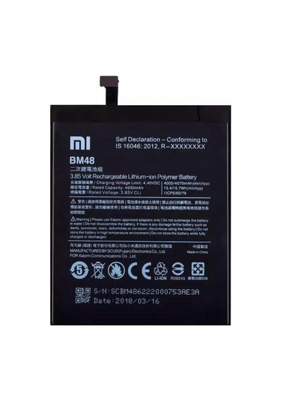 Xiaomi Mi Note 2 Bm48 Batarya Pil 4070Mah