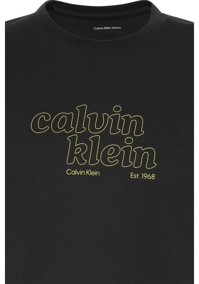 Calvin Klein Jeans Erkek Tişört Lv04rg807g Siyah