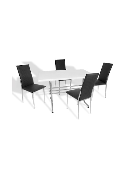 Japon - Gözde Masa Takımı - 70x120 Werzalit, Wermodin Ve Allzalit Tabla - Beyaz - Siyah Çok Renkli Japon - Gözde Masa Takımı - 70x120 Werzalit, Wermodin Ve Allzalit Tabla - Beyaz - Siyah Çok Renkli