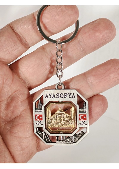 Dönen Göbekli Ayasofya Ve İstanbul Silüeti Anahtarlık Eskitme Gümüş Tarihi Ve Kültürel Şık Çanta & Çok Renkli Dönen Göbekli Ayasofya Ve İstanbul Silüeti Anahtarlık Eskitme Gümüş Tarihi Ve Kültürel Şık Çanta & Çok Renkli