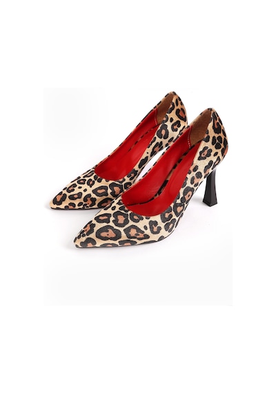 Mary Kadın Stiletto A002-k820 Leopar