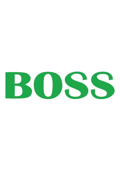 Boss Araba Sticker 17x17 Cm Yeşil
