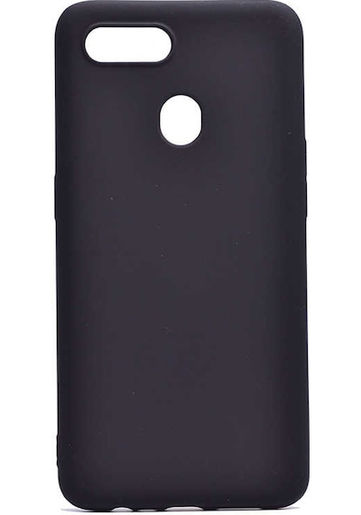 Noktaks - Oppo Ax7 Uyumlu - Kılıf Mat Soft Premier Silikon Kapak - Siyah