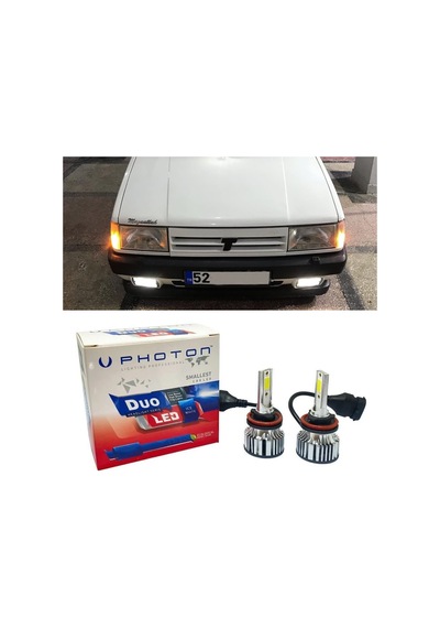 Tofaş Doğan Led Xenon Sis Farı Ampulü H3 Duo Yeni Seri Beyaz