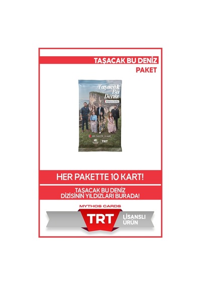 Taşacak Bu Deniz Koleksiyon Kartları Paket, 10 Kart