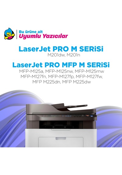 Hp Cf283x Uyumlu Toneri 10'lu Paket/ M201 / M225
