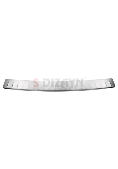 S-Dizayn  Skoda Rapid Spaceback Krom Arka Tampon Eşiği 2013 Üzeri
