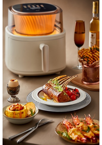 Briz BR660 Otomatik Karıştırıcılı Zaman Ayarlı XL 6 L Airfryer Fritöz