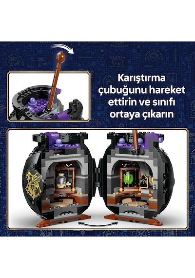 LEGO® Harry Potter™ Kazan: Gizli İksir Sınıfı 76464 - 10 Yaş Üzeri Çocuklar için Minifigür İçeren Oyuncak Yapım Seti (652 Parça)
