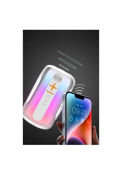 Northcity Pluse 8 Rgb Kablosuz Hoparlör Siyah - Bluetooth 5.0 Ve Karaoke Özellikli