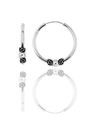 Gümüş 14 Mm Toplu Halka Küpe