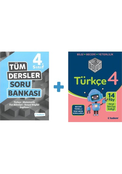 4.Sınıf Td Sb + 4.Sınıf Türkçe 3 Boyut