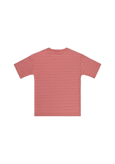 Civil Boys Basic Önü Cepli 10-13 Yaş Tişört - Pembe Gül Kurusu