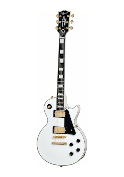 Epiphone Les Paul Custom Elektro Gitar Alpine White